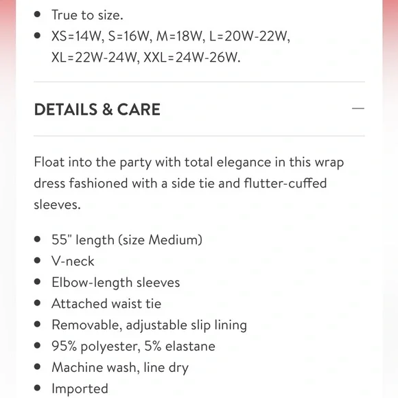 NEW City Chic flutter sleeve wrap maxi dress 16W - Picture 10 of 10